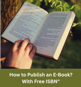 How to Publish an E Book