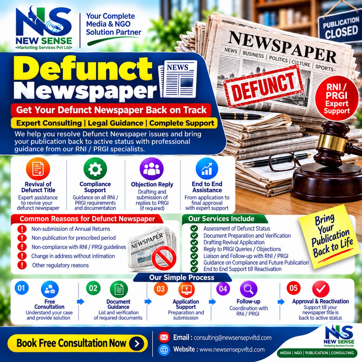 Defunct Newspaper or Magazine Solution