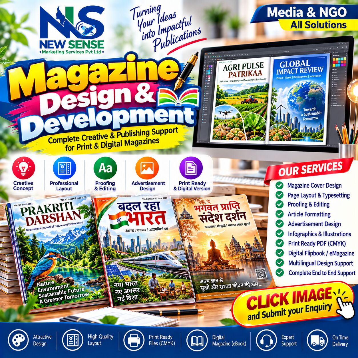 Magazine Design and Development Services