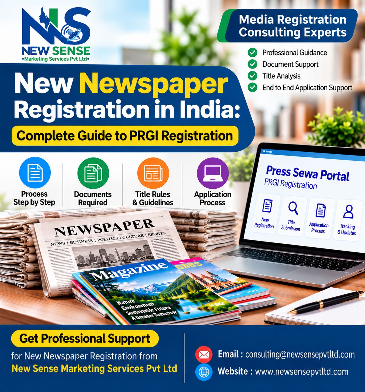 Newspaper Registration and Free Consultation Services