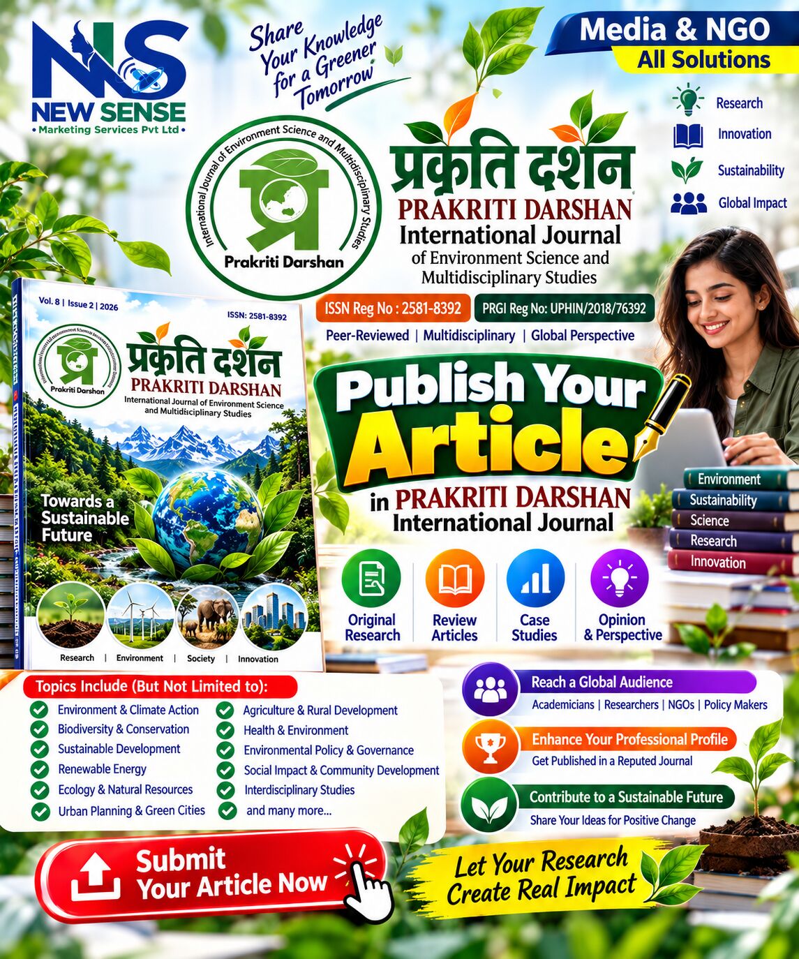 Publish Your Article in Prakriti Darshan Journal