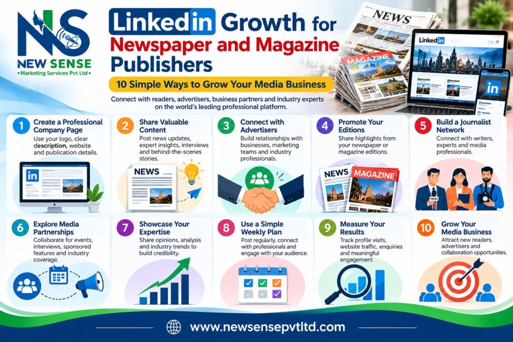 LinkedIn Growth for Newspaper and Magazine Publishers: 10 Smart Ways