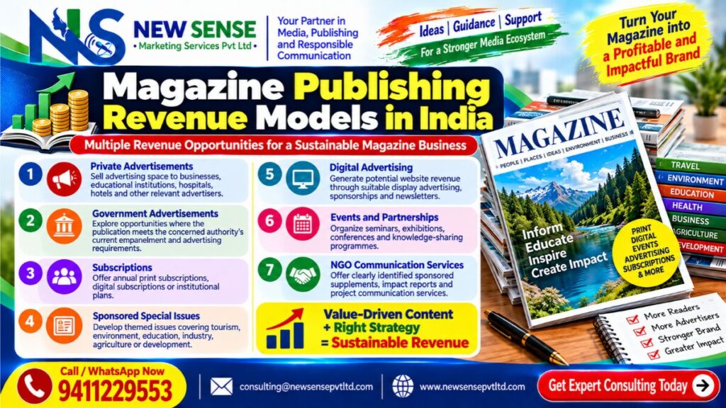 Magazine Publishing Revenue Models: Magazine Registration in India
