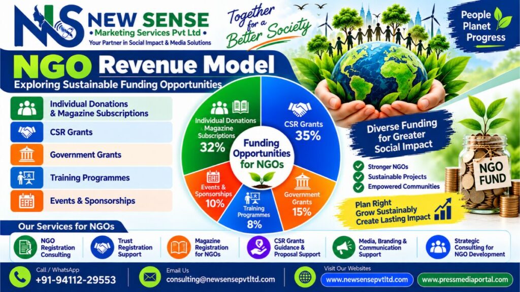 NGO Revenue Model Infographic