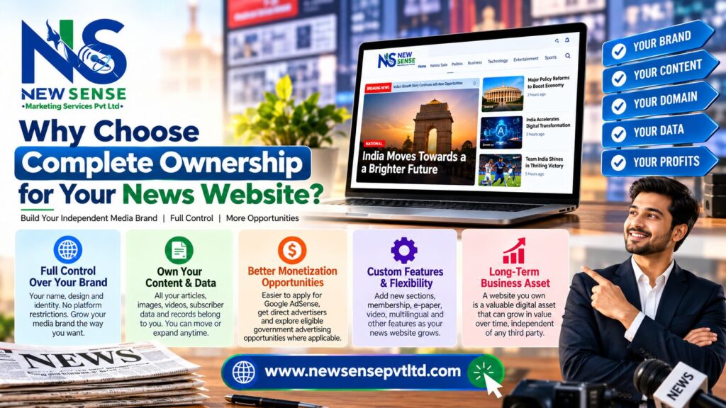 Newspaper Web Design with Complete Ownership