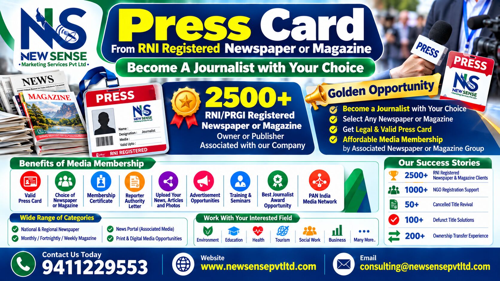 Press Card from RNI Registered Newspaper or Magazine: A Complete Guide for Journalists