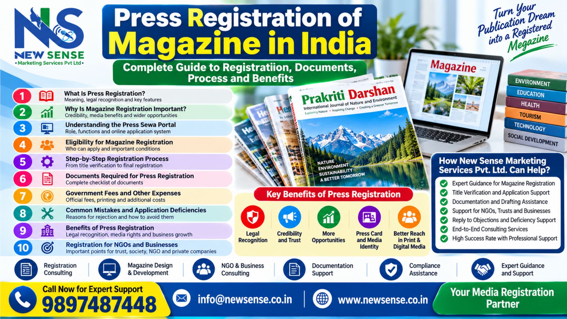 Press Registration of Magazine in India.Featured