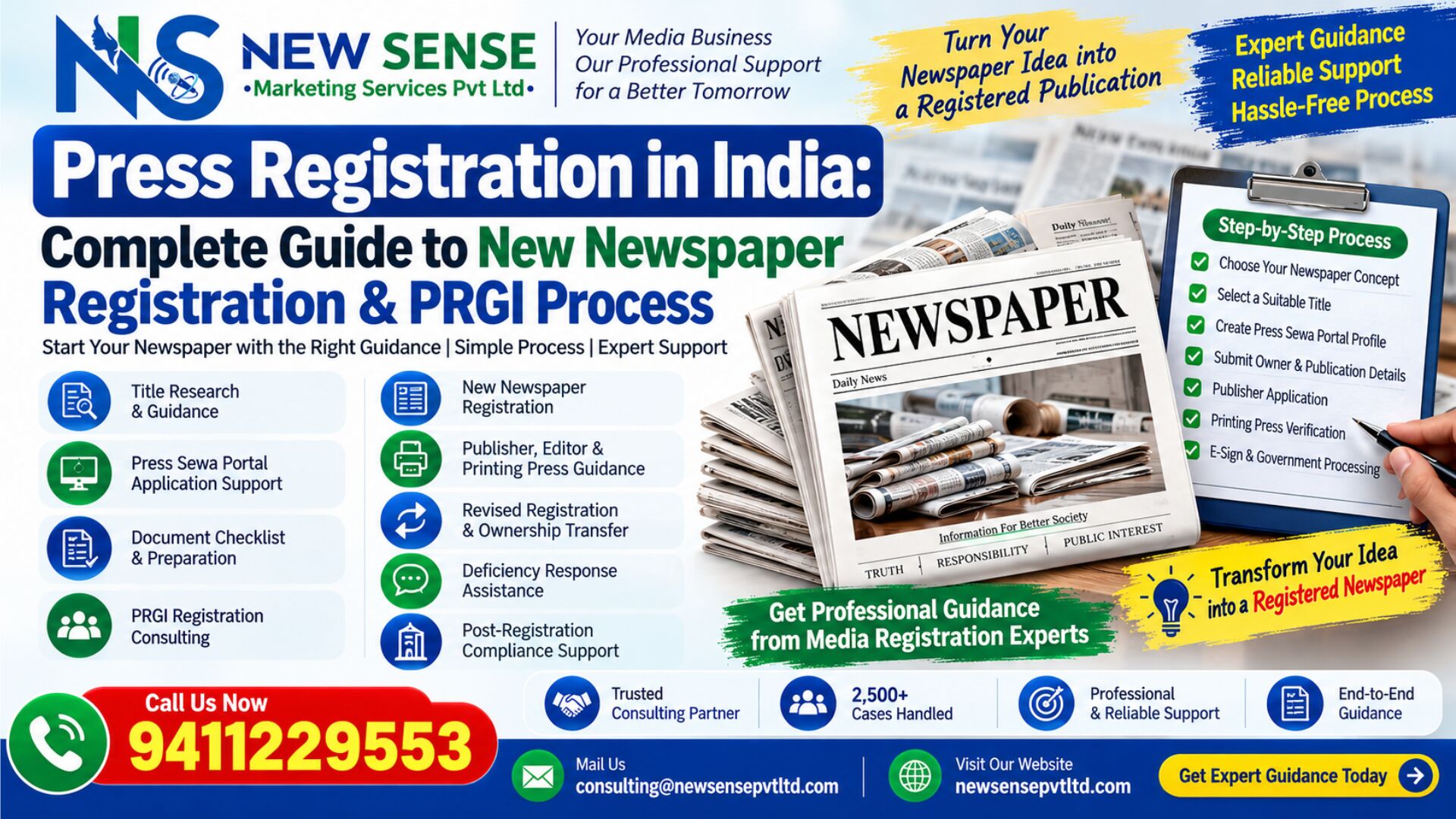 RNI Press Registration of Newspaper - Featured