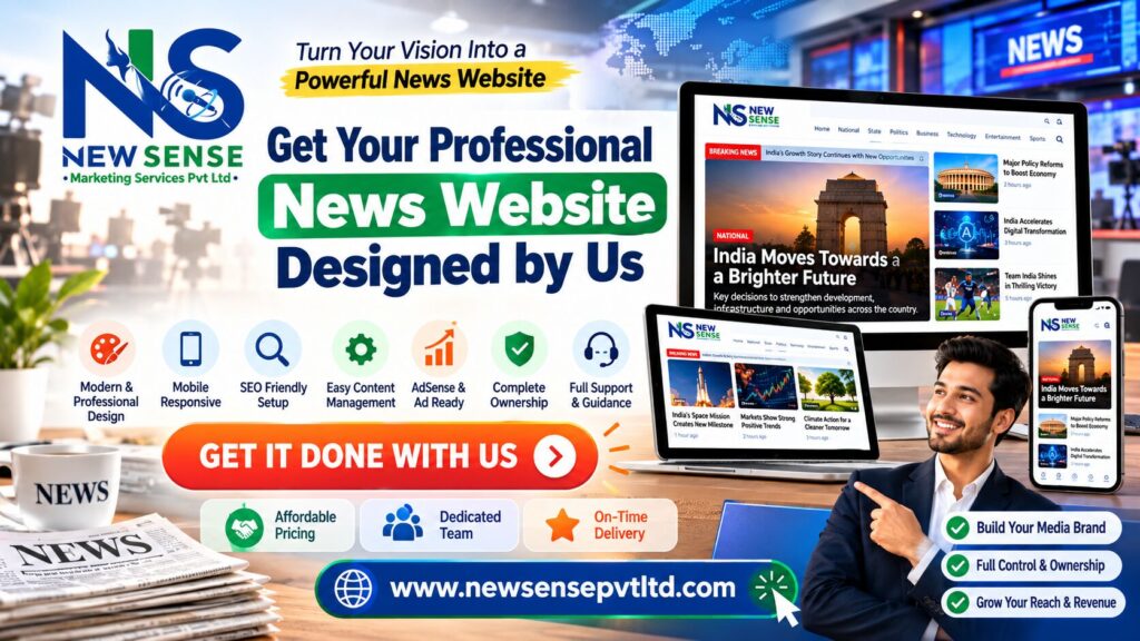 Get Your Newspaper Web Design with Complete Ownership with News Sense Marketing